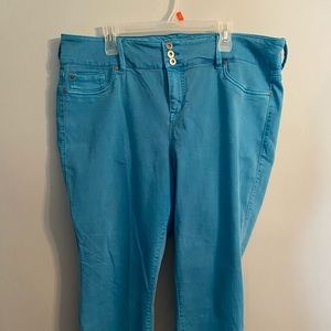 Torrid Turquoise Jeans